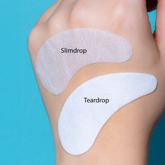 slim drop ja tear drop geelpadjad ripsmete paigaldamiseks cristel studio